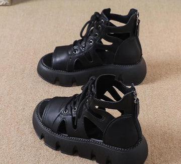 SH400 - High Lace Roman Sandals